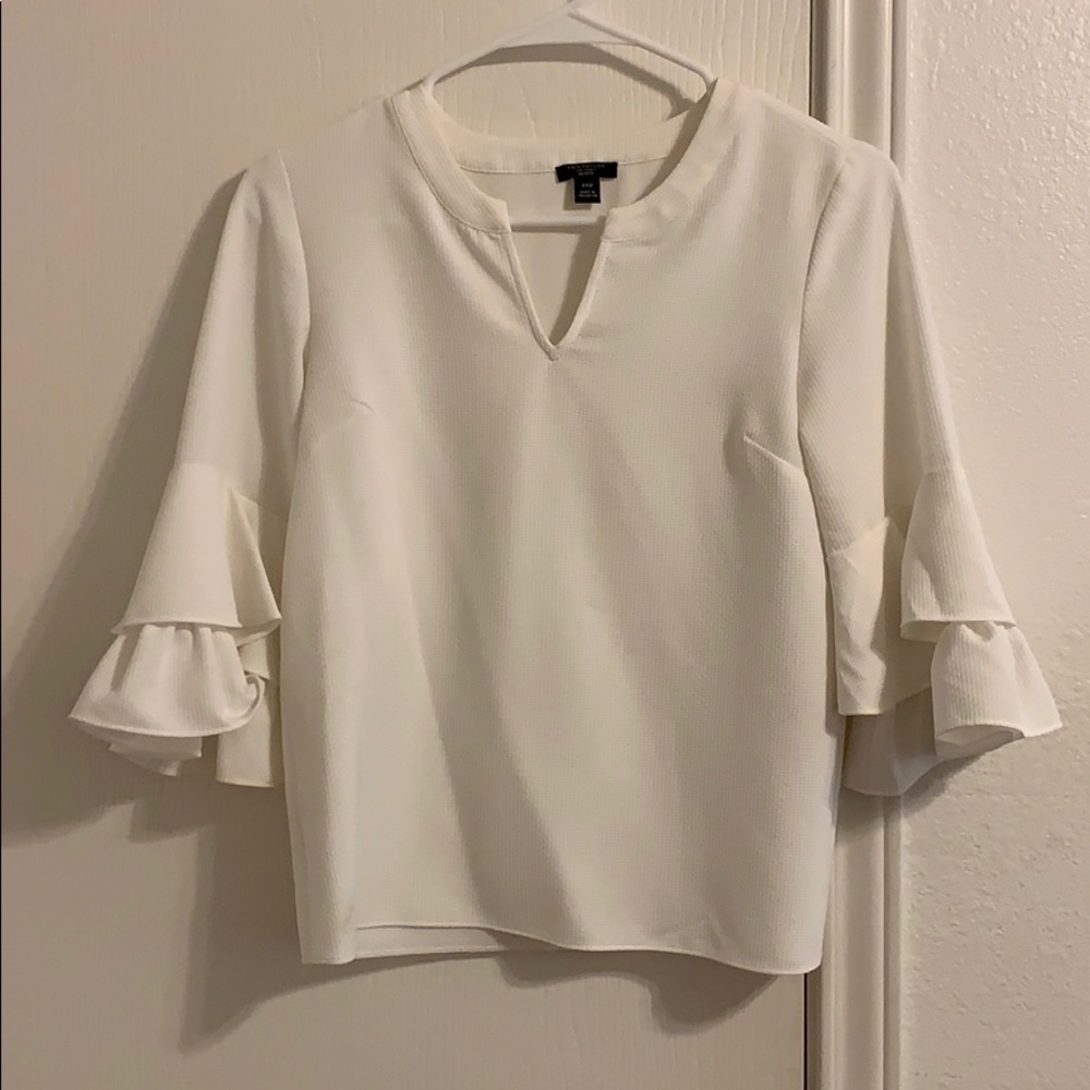 White Ann Taylor Blouse